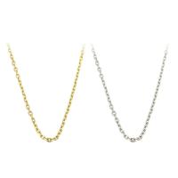Stainless Steel Necklace Chain 304 Stainless Steel Chain Vacuum Plating Length Approx 20.5 Inch Sold By PC