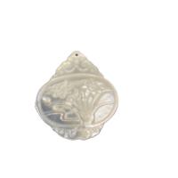 Shell Pendants White Lip Shell polished white Sold By PC