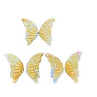 Connecteur coquillage, coquille, papillon, poli, plus de couleurs à choisir, 16x33mm, Vendu par paire