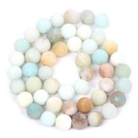 Amazonit Perle, rund, DIY & verschiedene Größen vorhanden & verschiedene Stile für Wahl, gemischte Farben, verkauft per ca. 14.96 ZollInch Strang