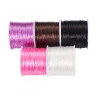 Ελαστική Thread, DIY, περισσότερα χρώματα για την επιλογή, 0.80mm, Μήκος 60 m, Sold Με PC