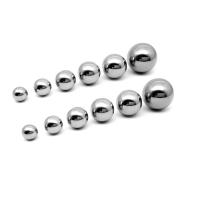 Stainless Steel Beads 304 Stainless Steel Round machine polished DIY & Unisex & hollow original color Sold By Bag