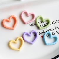 Mobile Phone DIY Decoration Resin Heart hollow Sold By PC