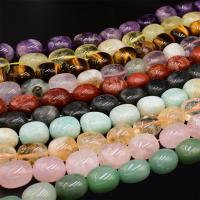 Perles de pierres précieuses mixtes, Pierre naturelle, DIY & différents matériaux pour le choix, plus de couleurs à choisir, 16x21mm, Vendu par Environ 40 cm brin