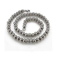 Rostfritt stål Ball Chain, Stick, silver pläterad, olika längd för val & Unisex & olika storlek för val, silver, Säljs av PC