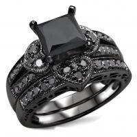 Cubic Zircon Brass Finger Ring with Cubic Zirconia gun black plated Unisex & faceted black nickel lead & cadmium free 8mm Sold By PC