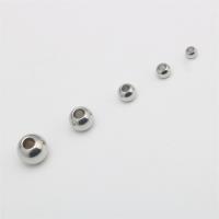 Edelstahl-Beads, 304 Edelstahl, DIY & verschiedene Größen vorhanden, originale Farbe, verkauft von PC