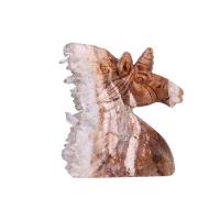 Clear Quartz Craft Decoration Unicorn Carved for home and office Sold By PC