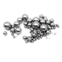 Edelstahl-Beads, 304 Edelstahl, rund, Maschine poliert, DIY & Maschine Polieren & verschiedene Größen vorhanden & Vollton, originale Farbe, 200PCs/Tasche, verkauft von Tasche