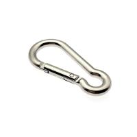 Stainless Steel Snap Hook Carabiner 304 Stainless Steel plated multifunctional & DIY & Unisex original color Sold By PC