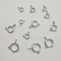 Stainless Steel Spring Ring Clasp 304 Stainless Steel plated DIY & Unisex & machine polishing original color Sold By Bag