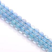 Fluoriet kralen, Blauw + fluoriet, DIY, blauw, Per verkocht Ca 38 cm Strand