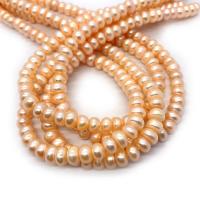 Cultured Button Freshwater Pearl Beads Flat Round polished DIY Sold Per Approx 14.96 Inch Strand