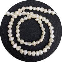 Keishi kultivované sladkovodní perle, Sladkovodní Pearl, Nepravidelné, lesklý, DIY & různé velikosti pro výběr, bílý, Prodáno za Cca 14.96 inch Strand