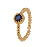 Cubic Zircon Brass Finger Ring gold color plated Adjustable & micro pave cubic zirconia & for woman 22mm Sold By PC