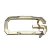 Hebilla de clip de aleación de zinc, dorado, 29x60mm, Vendido por UD