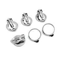 Stainless Steel Clip On Earring Finding 304 Stainless Steel machine polished DIY original color Sold By PC