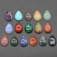 Cabochons Πολύτιμος λίθος, Φυσική πέτρα, Teardrop, μικτά χρώματα, 13x18mm, Sold Με PC