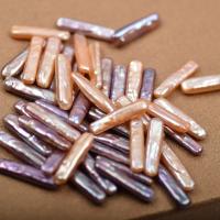 Naturalne perły słodkowodne perełki luźne, Perła naturalna słodkowodna, DIY & bez otworu, dostępnych więcej kolorów, 6*24mm, sprzedane przez PC
