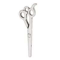 Zinc Alloy Scissors Pendants antique silver color plated Unisex silver color nickel lead & cadmium free Approx 2mm Sold By KG