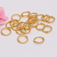 Brass Frame Bead Round plated DIY nickel lead & cadmium free Sold By PC