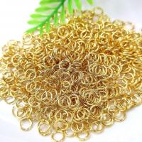 Brass Open Jump Ring Round plated DIY nickel lead & cadmium free Sold By G