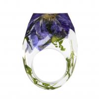 Resin Finger Ring Unisex mixed colors Sold By PC