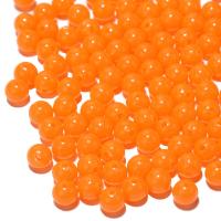 Opaque Acrylic Beads Round polished DIY & luminated 8mm Sold By Bag