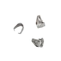 Stainless Steel Snap on Bail 304 Stainless Steel fashion jewelry & DIY & Unisex original color 10mm Sold By PC