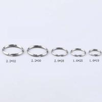 Stainless Steel Split Ring 304 Stainless Steel Round machine polished DIY & Unisex original color Sold By Bag