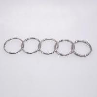 Stainless Steel Split Ring 304 Stainless Steel Round machine polished DIY & Unisex original color Sold By PC