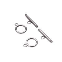 Stainless Steel Toggle Clasp 304 Stainless Steel Vacuum Ion Plating 2 pieces & fashion jewelry & DIY Sold By Set