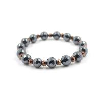 Hematite Bracelet Unisex & faceted mixed colors Length Approx 21 cm Sold By PC