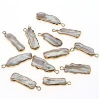 Colgantes de Perlas Freshwater, Perlas cultivadas de agua dulce, con metal, color mixto, 7-10mm, Vendido por UD