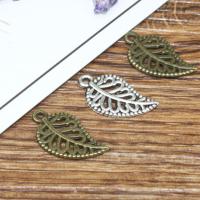 Zinc Alloy Leaf Pendants plated Sold By PC
