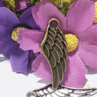 Wing Shaped Zinc Alloy Pendants plated Sold By PC