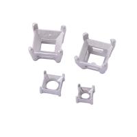 Titanium Steel Claw Setting Square DIY original color Sold By PC