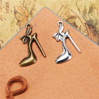 Zinc Alloy Pendants Shoes plated DIY nickel lead & cadmium free Sold By PC