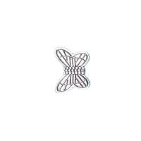 Zinc Alloy Animal Beads Butterfly plated DIY nickel lead & cadmium free Sold By PC