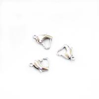 Stainless Steel Lobster Claw Clasp 316 Stainless Steel Heart machine polished DIY & Unisex original color Sold By Bag