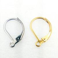 Stainless Steel Lever Back Earring Component 316L Stainless Steel plated DIY Sold By PC
