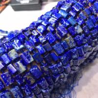 Lapis Lazuli Kraal, gepolijst, DIY, blauw, 7x9mm, Per verkocht Ca 38 cm Strand