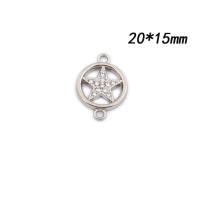 Zinc Alloy Connector with rhinestone Sold By PC