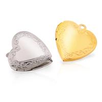 Fashion Locket Pendants 304 Stainless Steel Heart Vacuum Ion Plating fashion jewelry & polished & DIY & Unisex Sold By PC