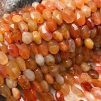 Agate Beads polished DIY & faceted red 10-12mm Sold Per Approx 38 cm Strand