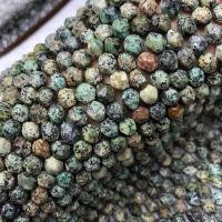 Turchese africano perla, lucido, Faccia a taglio stellare & DIY, colori misti, 8mm, Venduto per Appross. 38 cm filo