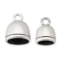 Zinc Alloy End Cap antique silver color plated DIY silver color nickel lead & cadmium free Approx 2.5mm Sold By KG