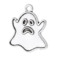 Zinc Alloy Pendants Ghost antique silver color plated Unisex silver color nickel lead & cadmium free Approx 2mm Sold By KG