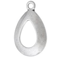 Zinc Alloy Pendants Teardrop antique silver color plated Unisex & hollow silver color nickel lead & cadmium free Approx 2mm Sold By KG