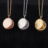 Fashion Locket Necklace 304 Stainless Steel Vacuum Ion Plating with photo locket & Unisex 2mm 26*31mm Approx 2.25mm Sold Per Approx 17.72 Strand